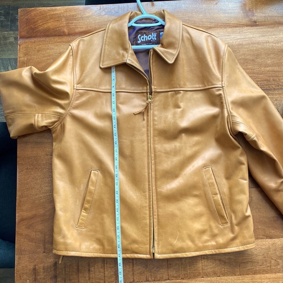 Schott Men’s Soft Leather Jacket - Large - Picture 5 of 10